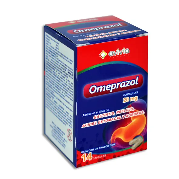 OMEPRAZOL AVIVIA Capsulas - c/14