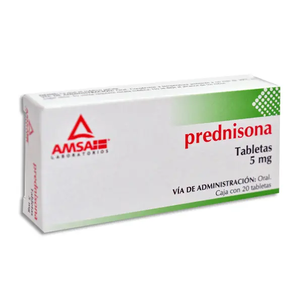 PREDNISONA 5MG AMSA    Tabletas - c/20