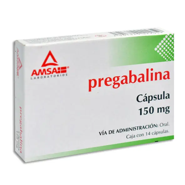 PREGABALINA 150MG AMSA Capsulas - c/14