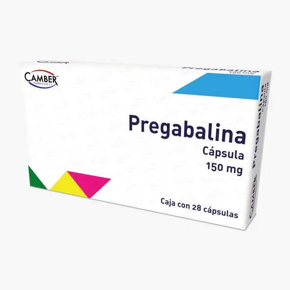 PREGABALINA 150MG CAMBER Capsulas - c/28