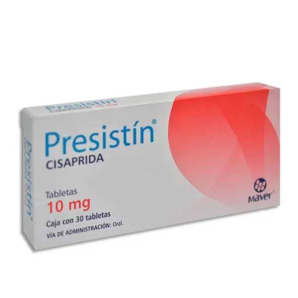 [7503000422191] PRESISTIN 10MG Tabletas - c/30