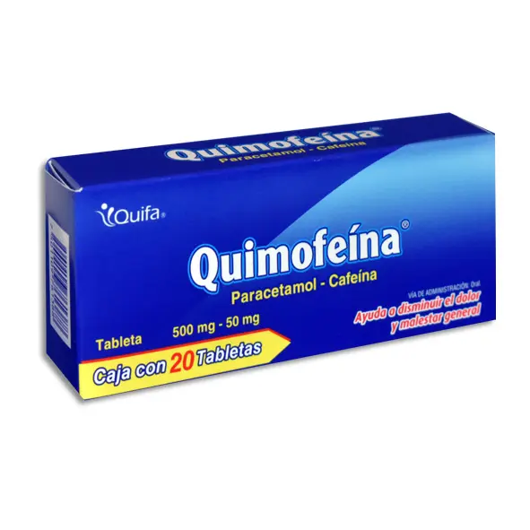 [7501109761388] QUIMOFEINA Tabletas - c/20