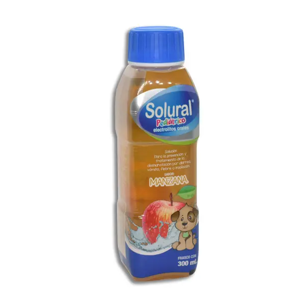 [7501349012387] SOLURAL PEDIATRICO MANZANA Solucion - 300 ml