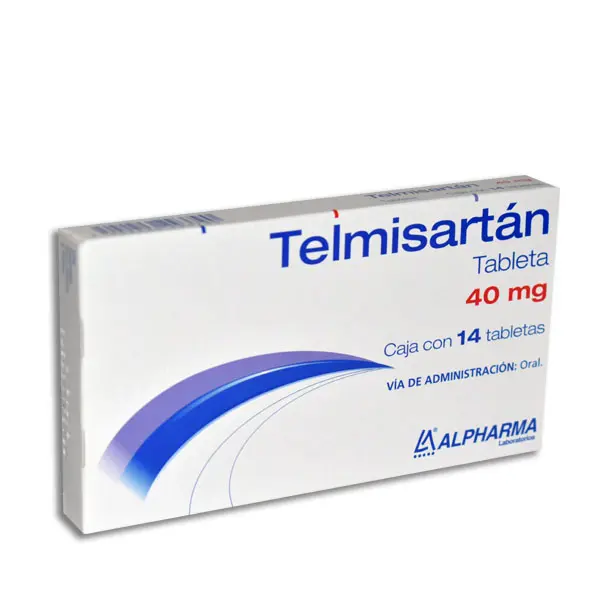 [7502226293790] TELMISARTAN 40MG ALPHARMA Tabletas - c/14