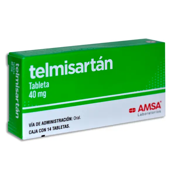 [7501349025424] TELMISARTAN 40MG AMSA Tabletas - c/14