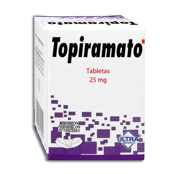 [7502216796553] TOPIRAMATO 25MG ULTRA Tabletas - c/20