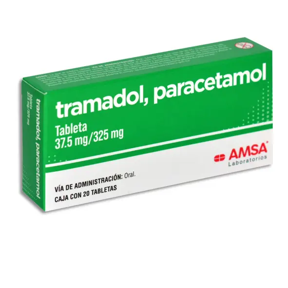 [7501349029415] TRAMADOL , PARACETAMOL AMSA Tabletas - c/20