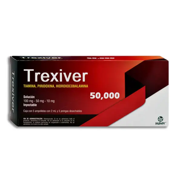 TREXIVER Solucion Inyectable - c/5