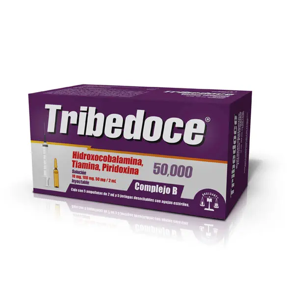 TRIBEDOCE 50,000 Solucion Inyectable - c/5