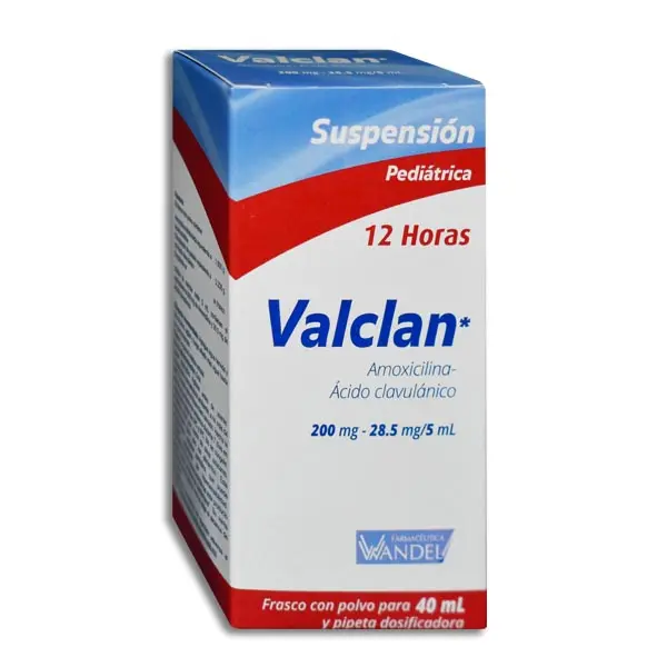 VALCLAN  200/28.5MG Suspension - 40 ml