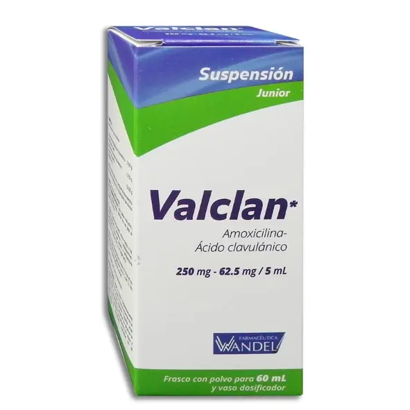 VALCLAN 250/62.5MG Suspension - 60 ml