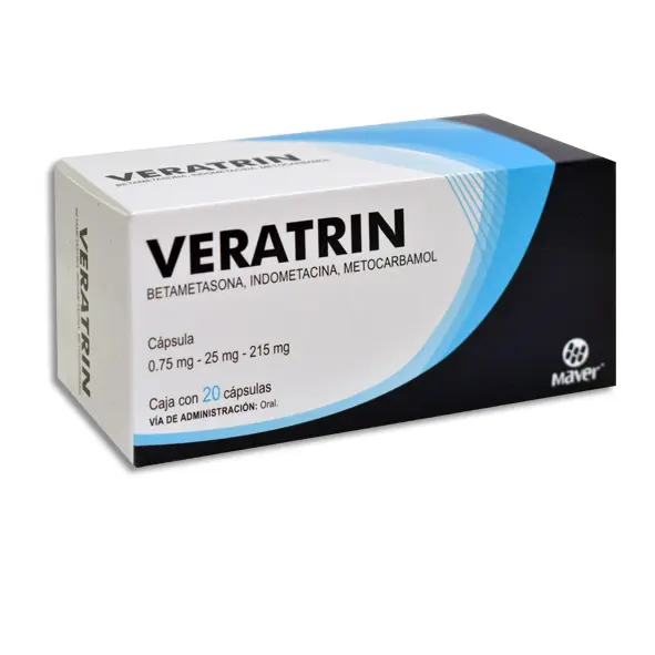 VERATRIN Capsulas - c/20