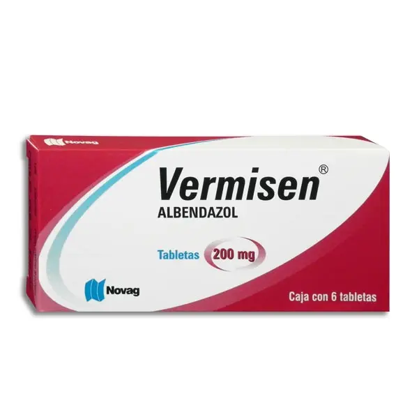 [7501075715927] VERMISEN Tabletas - c/6