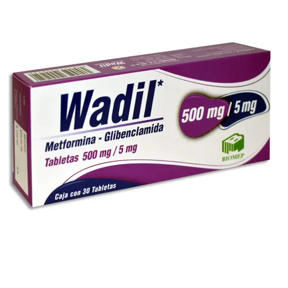 WADIL 500/5MG Tabletas - c/30