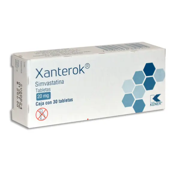 XANTEROK 20MG Tabletas - c/30