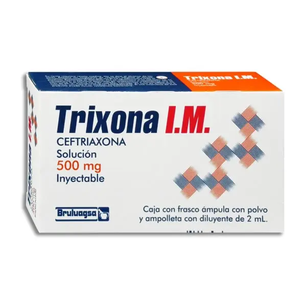 TRIXONA 500MG IM Solucion Inyectable - c/1