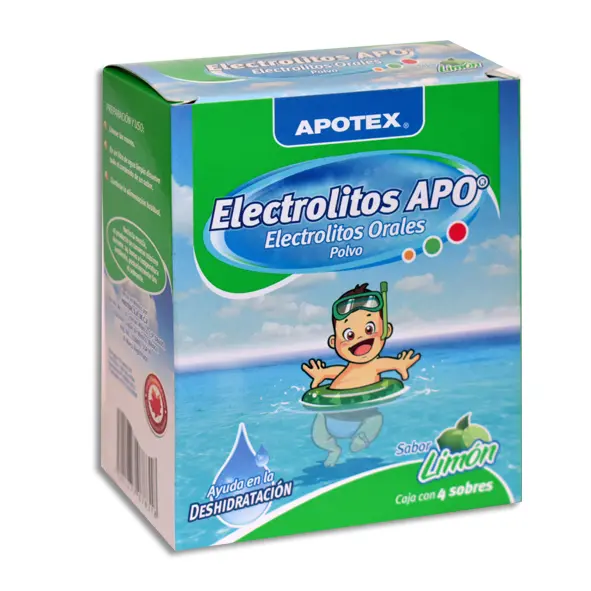 ELECTROLITOS APO LIMON Polvo en Sobres - c/4