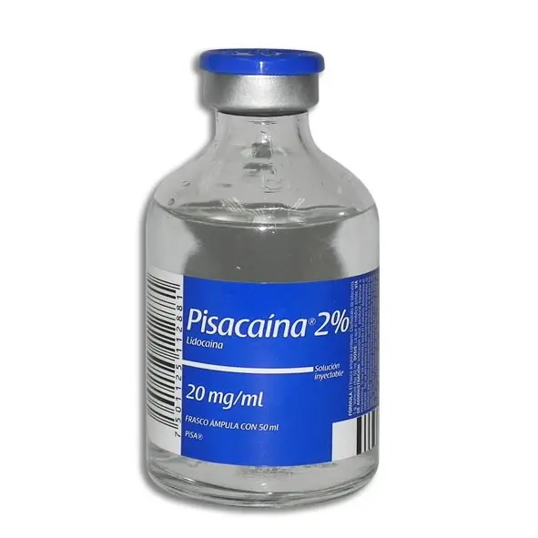 PISACAINA 2% Solucion Inyectable - 50 ml