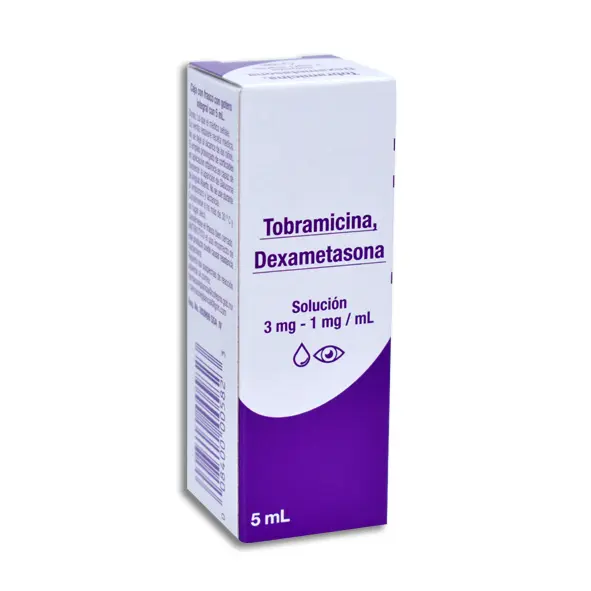 TOBRAMICINA DEXAMETASONA GRIN Solucion Oftalmica - 5 ml