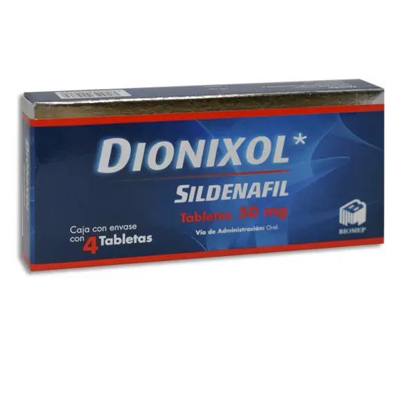 DIONIXOL 50MG Tabletas - c/4