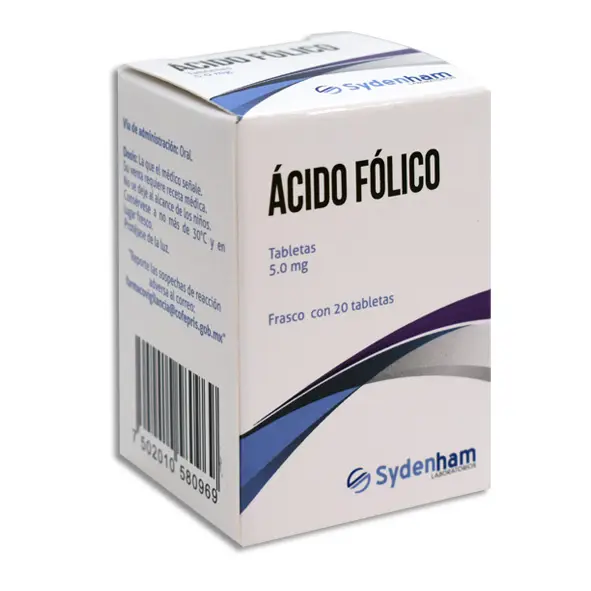 [7502010580969] ACIDO FOLICO SYDENHAM Tabletas - c/20