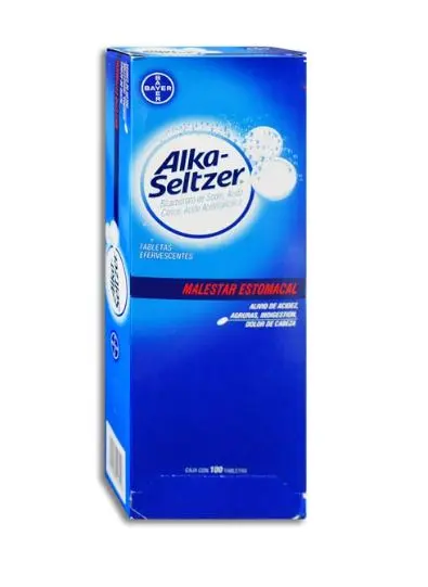ALKA-SELTZER TBS EFERVESCENTES Tabletas Efervescentes - c/100