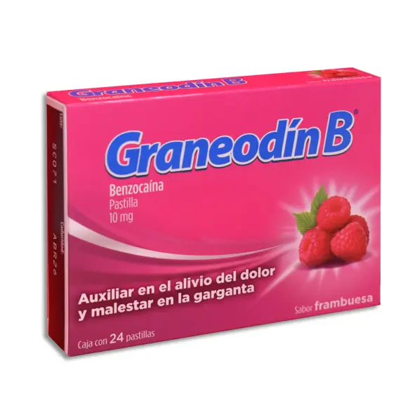 GRANEODIN B FRAMBUESA Pastillas - c/24