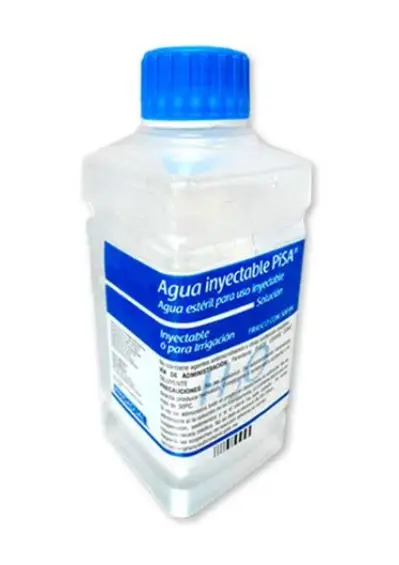 AGUA INYECTABLE 1000ML FLEXOVAL C/BAYONETA Solucion - 1000 ml