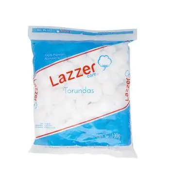 [7503013836015] ALGODON TORUNDAS LAZZER Bolsa - 100 gr