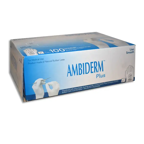 [7502224240239] GUANTE AMBIDERM NO ESTERIL GRANDE Caja - c/100