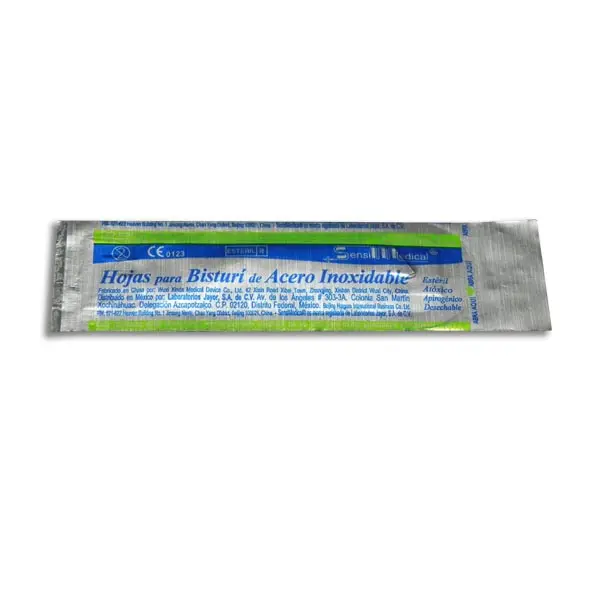 HOJA PARA BISTURI SENSIMEDICAL 10 Pieza - 1 Pieza