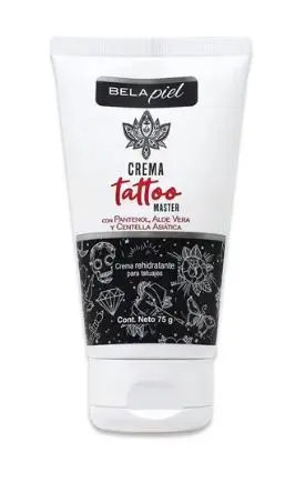 CREMA PARA TATUAJES CON PANTENOL, ALOE VERA Y  CENTELLA ASIATICA BELAP Tubo - 75 g