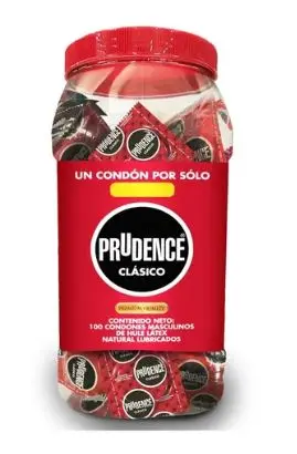 PRESERVATIVO PRUDENCE CLASICO VITROLERO Vitrolero - c/100