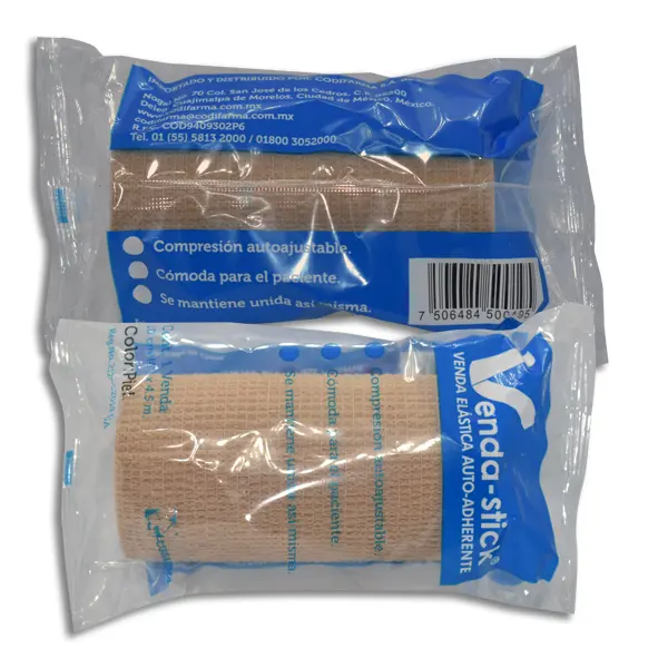 [7503002771556] VENDA-STICK COLOR PIEL 10CM Bolsa - 1 Pieza