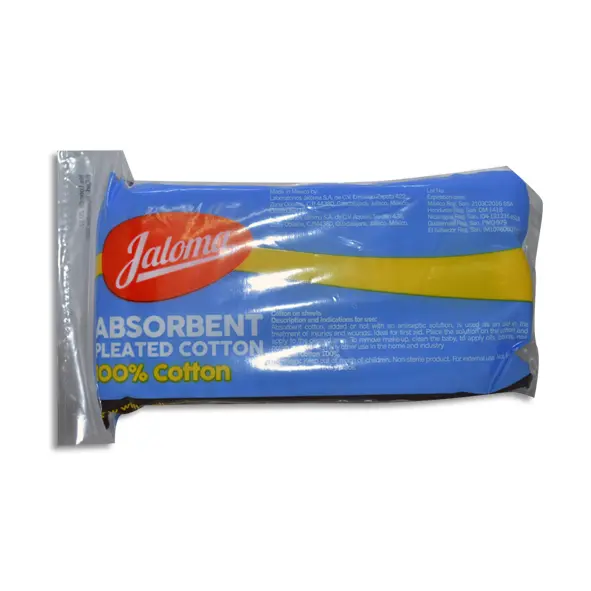[759684076152] ALGODON ABSORBENTE PLISADO JALOMA Bolsa - 50 g