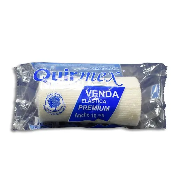 [7503003406747] VENDA ELASTICA 10 CMS PREMIUM QUIRMEX Bolsa - 1 Pieza