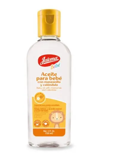 ACEITE PARA BEBE CON MANZANILLA Y CALENDULA Frasco - 120 ml