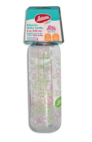 BIBERON CON MAMILA DE SILICON NIÑA 8OZ Pieza - 1 Pieza