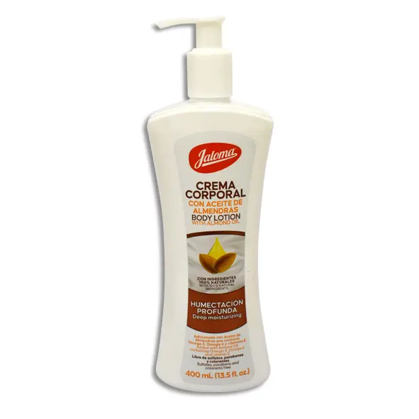 CREMA CORPORAL CON ACEITE DE ALMENDRAS Frasco - 400 ml
