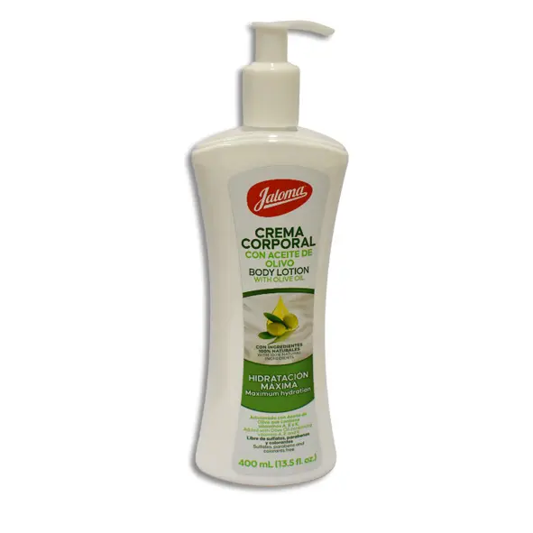 CREMA CORPORAL CON ACEITE DE OLIVO Frasco - 400 ml