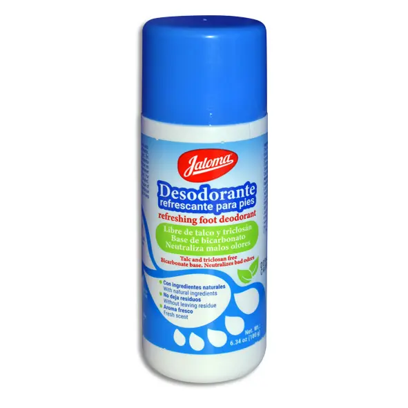 DESODORANTE REFRESCANTE PARA PIES JALOMA Talco - 180 g