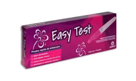 PRUEBA DE EMBARAZO TIPO PLUMA EASY TEST  Caja - 1 Pieza
