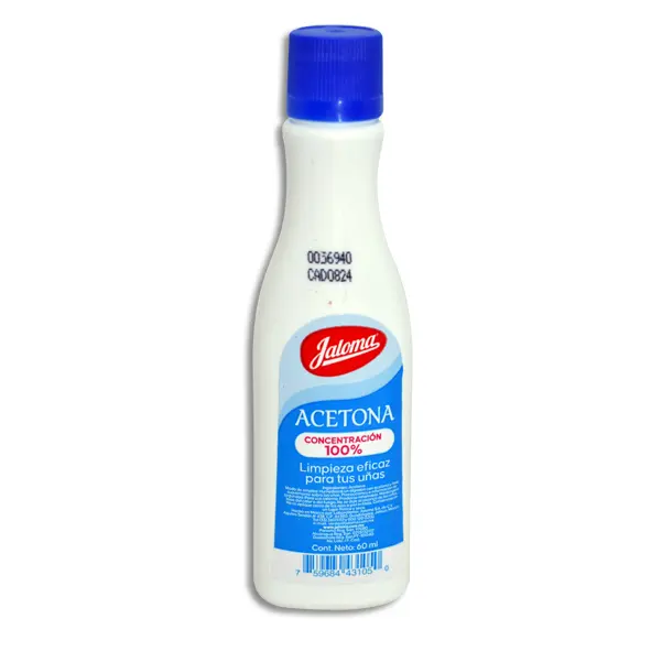 [759684431050] ACETONA JALOMA Frasco - 60 ml