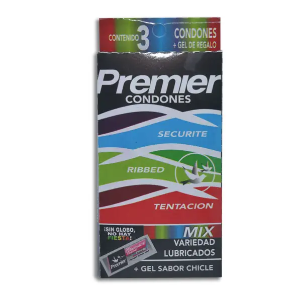 PRESERVATIVO PREMIER  MIX Cartera - c/3