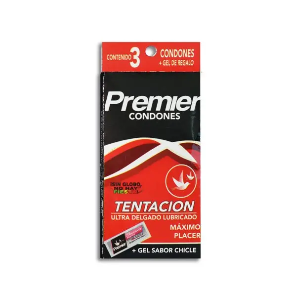 [7713042188775] PRESERVATIVO PREMIER TENTATION Cartera - c/3