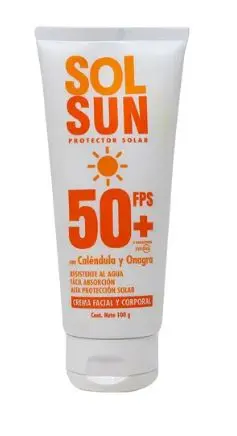 SOL SUN PROTECTOR SOLAR 50FPS+ BELABEL Tubo - 100 g