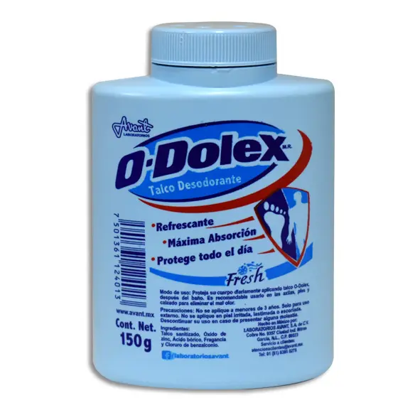 [7501361124013] TALCO O-DOLEX FRESH Talco - 150 g