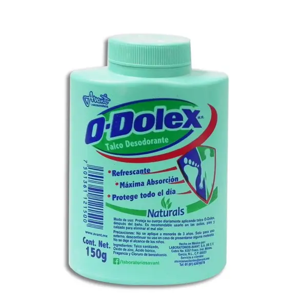 TALCO O-DOLEX NATURALS Talco - 150 g
