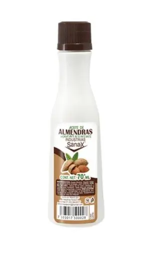 ACEITE DE ALMENDRAS SANAX Frasco - 70 ml
