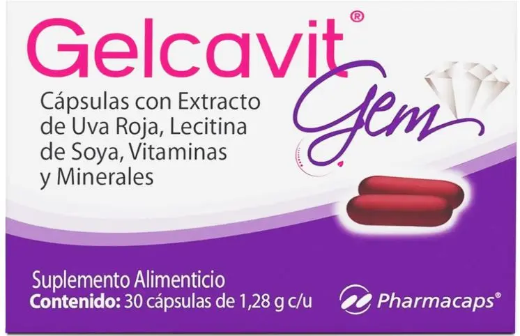 [7501130742134] GELCAVIT GEM Capsulas - c/30
